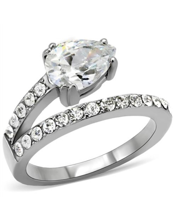 Dámsky oceľový prsteň