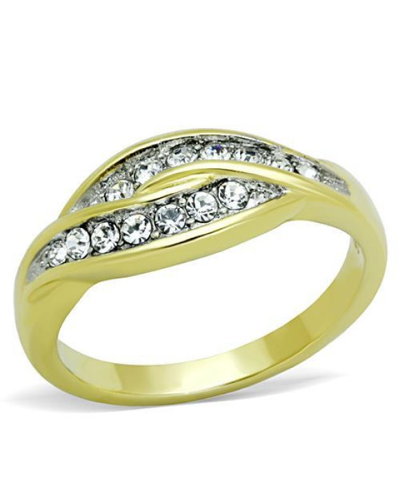 Dámsky oceľový prsteň pozlátený-315168-20