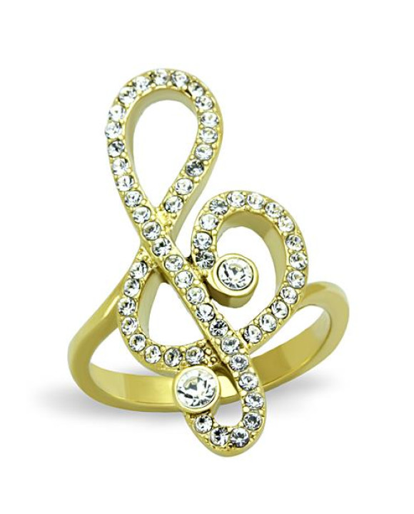 Dámsky oceľový prsteň