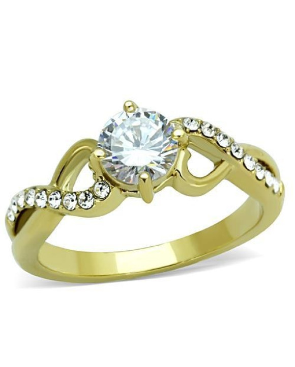 Dámsky pozlátený prsteň