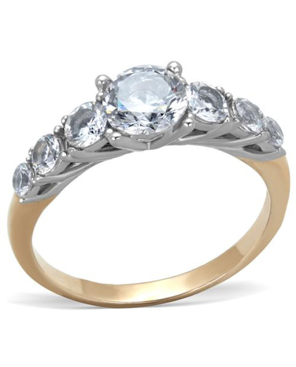 Dámsky oceľový prsteň