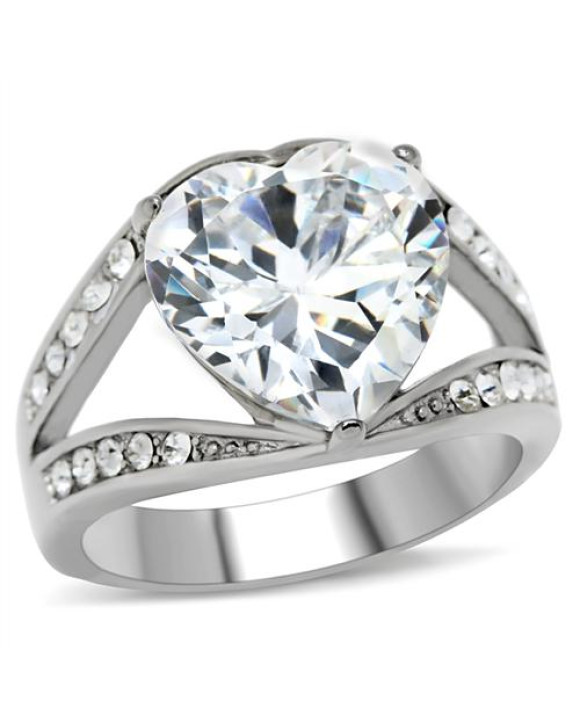 Dámsky oceľový prsteň