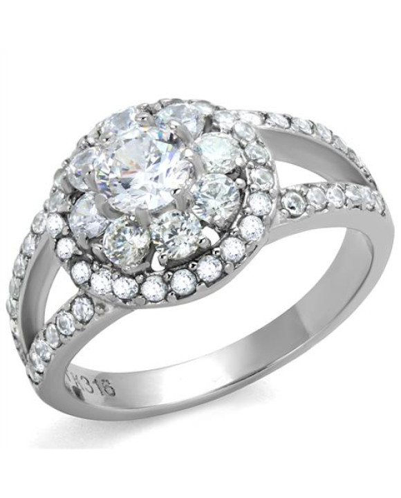 Dámsky oceľový prsteň