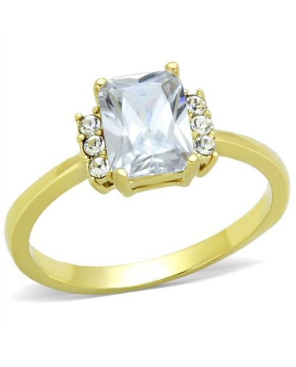 Dámsky pozlátený prsteň