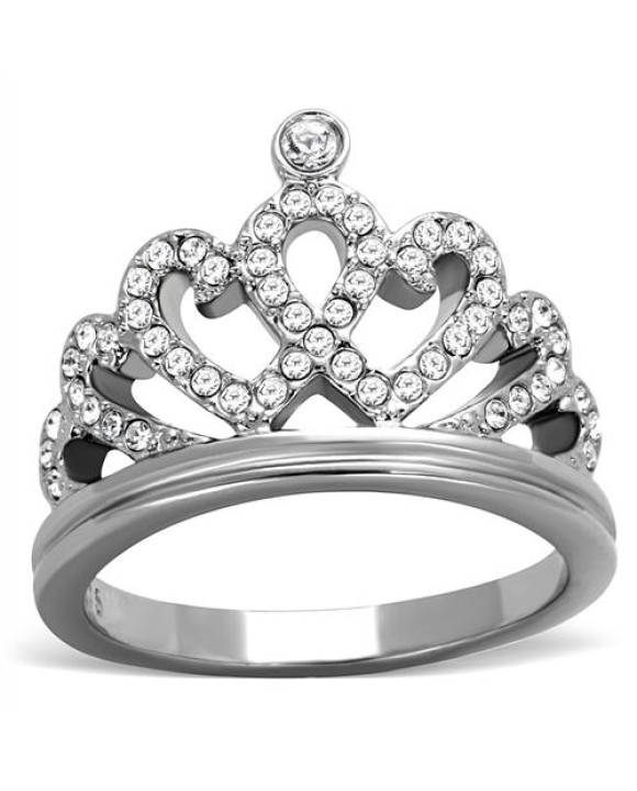 Dámsky oceľový prsteň