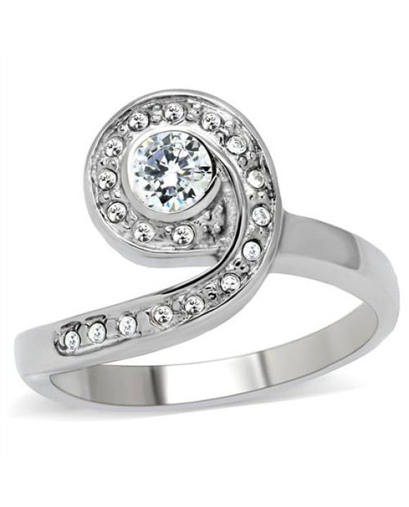 Dámsky oceľový prsteň