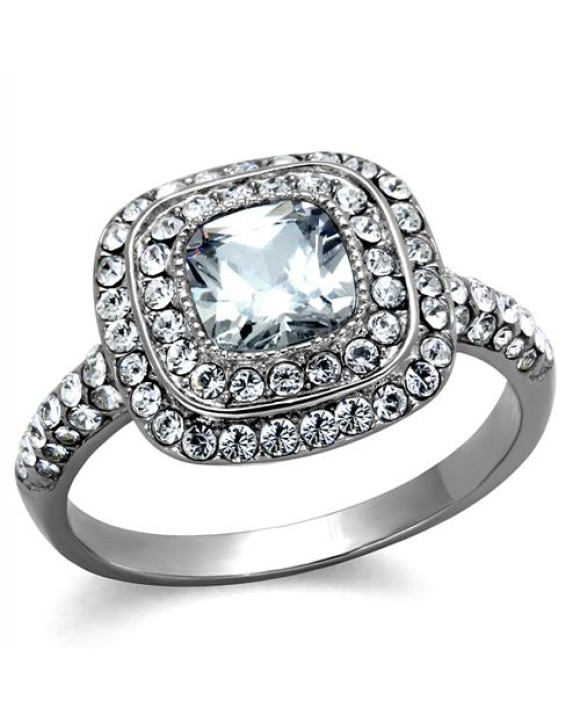 Dámsky oceľový prsteň