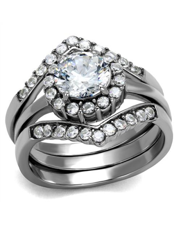 Dámsky oceľový prsteň