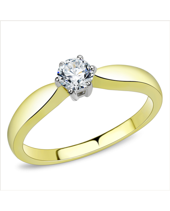 Dámsky oceľový prsteň