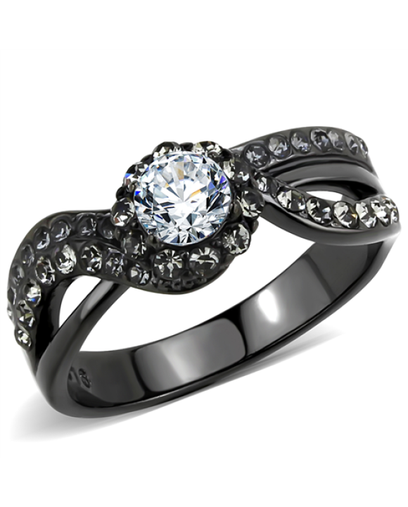 Dámsky oceľový prsteň