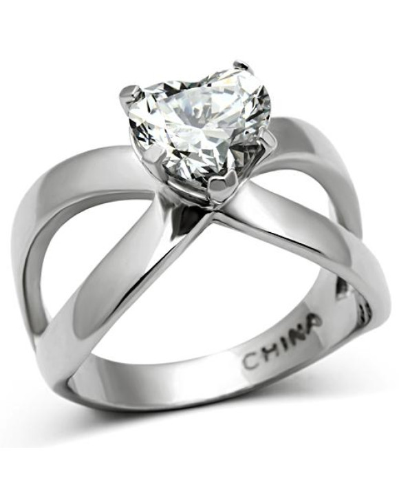 Dámsky oceľový prsteň