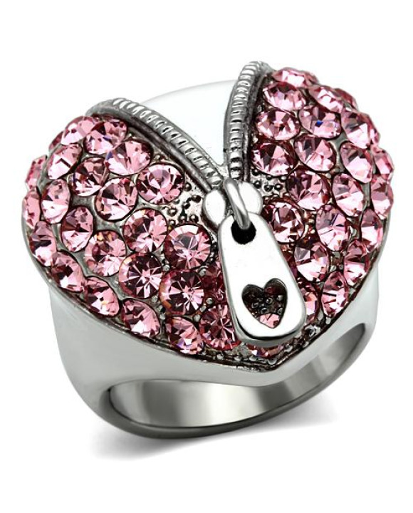 Dámsky oceľový prsteň