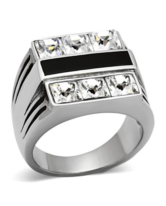 Pánsky oceľový prsteň