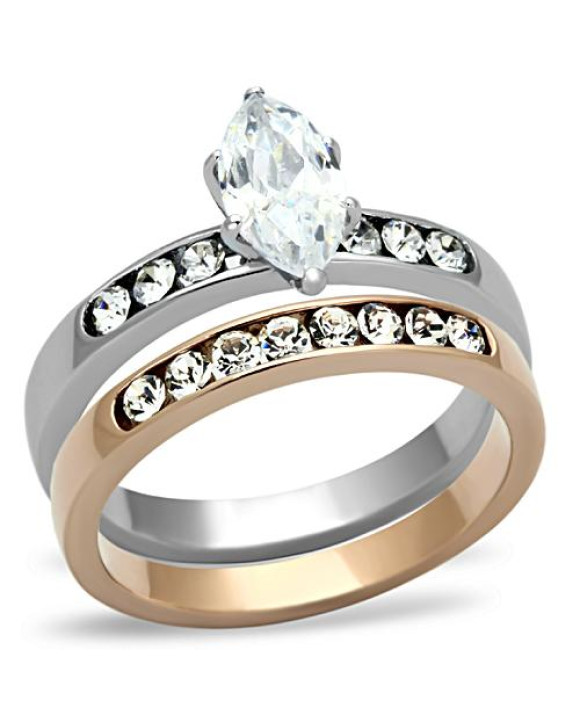 Dámsky oceľový prsteň