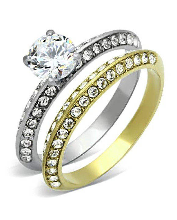 Dámsky oceľový prsteň