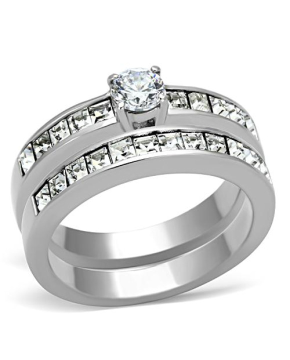 Dámsky oceľový prsteň