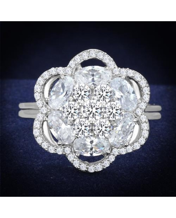 Dámsky strieborný prsteň