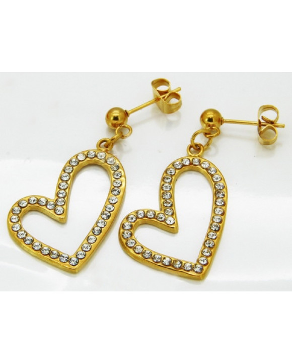 Dámske oceľové srdiečka