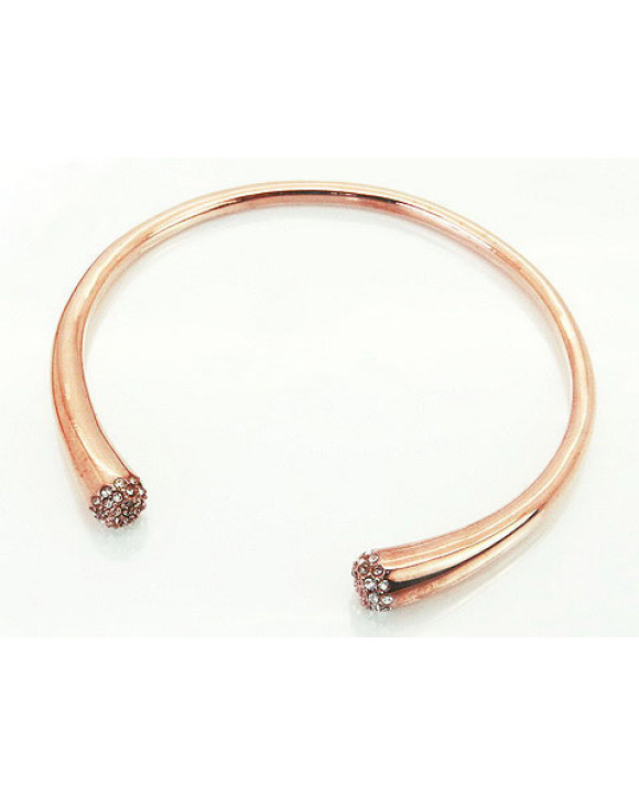 Pevný dámsky oceľový náramok rose-303810-20