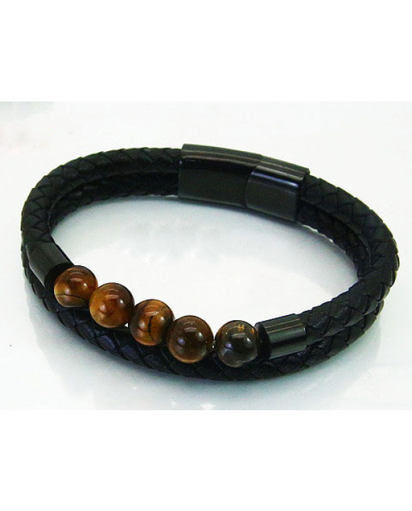 Pánsky kožený náramok-321830-20