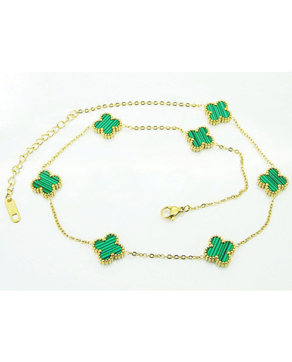 Dámsky oceľový pozlátený náhrdelník-281873-20