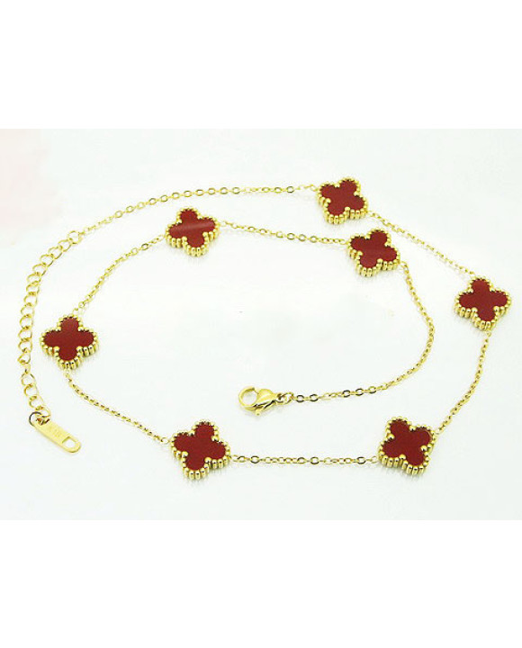 Dámsky oceľový pozlátený náhrdelník-281871-20