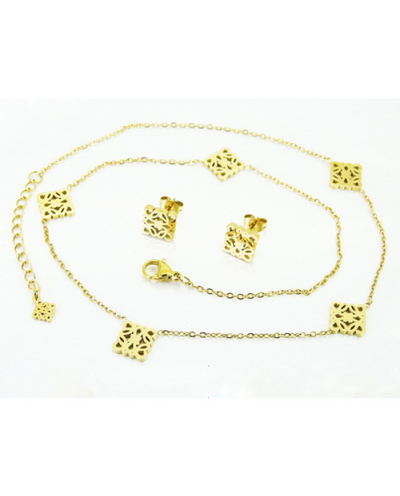 Dámska oceľová súprava-322251-20