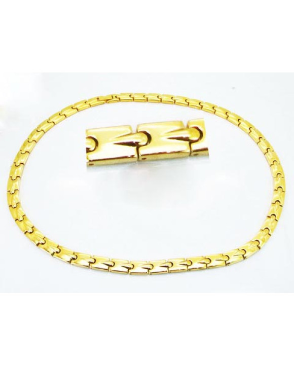 Pánska oceľová retiazka s kryštálom-322180-20