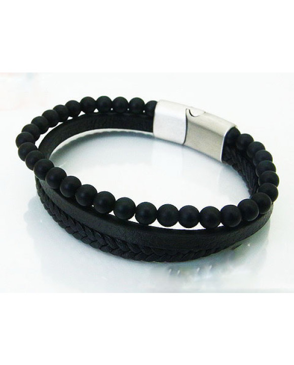 Pánsky kožený náramok-321808-20