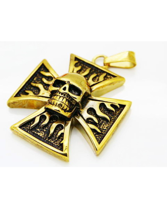 Pánsky pozlátený prívesok