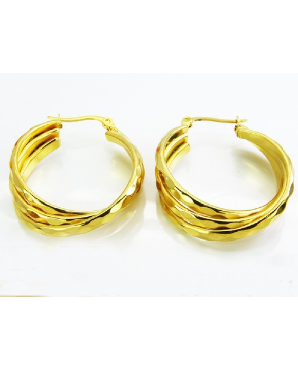 Pozlátené náušnice