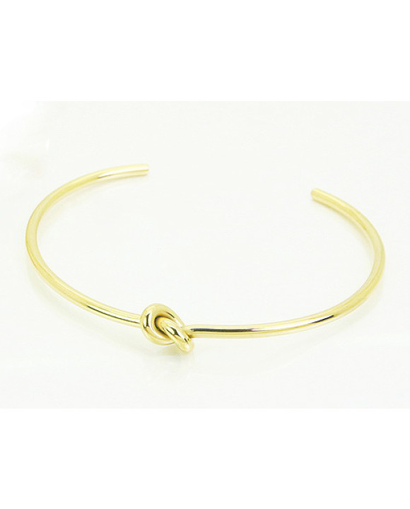 Dámsky oceľový náramok pozlátený uzol-321949-20