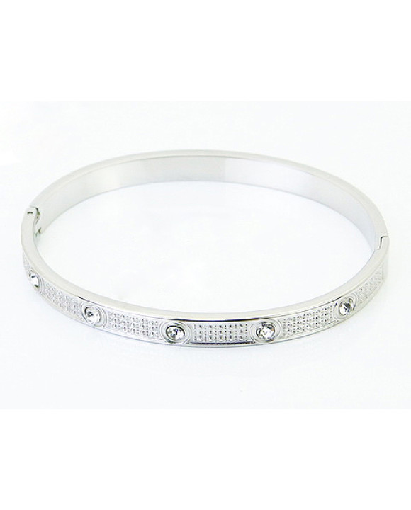 Dámsky oceľový náramok pozlátený-321838-20