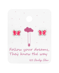 Detské strieborné náušnice