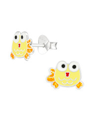 Strieborné náušnice rybka