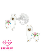 Strieborné náušnice LAMA