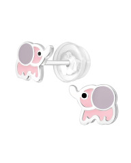 Detské strieborné náušnice sloník