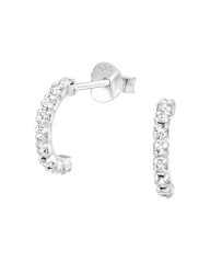 Strieborné náušnice