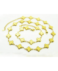 Dámska oceľová súprava pozlátená Olivia