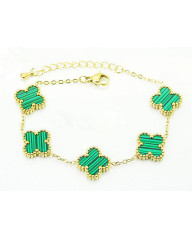 Dámsky oceľový náramok pozlátený Bianka 