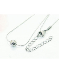 Oceľový náhrdelník s príveskom