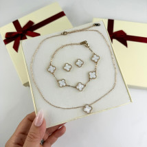 Dámska oceľová súprava s krabičkou Olivia-307290-07