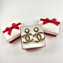 Dámske náušnice pozlátené visiace-318265-05