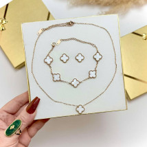 Dámska oceľová súprava s krabičkou Olivia-307290-07