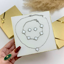 Dámska oceľová súprava s krabičkou Olivia-307294-010