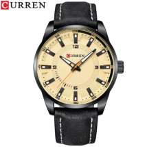 Pánske hodinky s koženým remienkom-317081-07