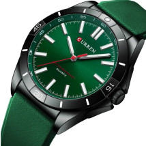 Pánske štýlové hodinky zelené-310684-07