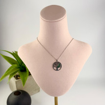 Oceľový náhrdelník s príveskom-321787-010