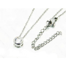 Dámsky oceľový náhrdelník-205584-01
