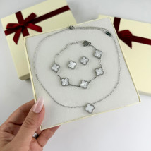 Dámska oceľová súprava s krabičkou Olivia-307294-010